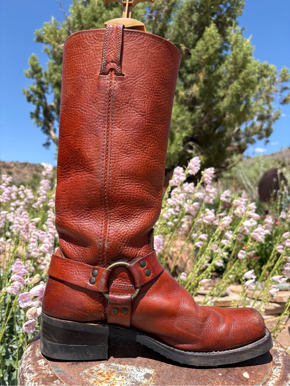 FRYE 🇺🇸15R Harness Boots Just Resoled - Picture 11 of 16
